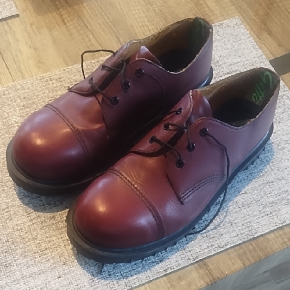 Dr. Martens Cherry Red Leather Derbys